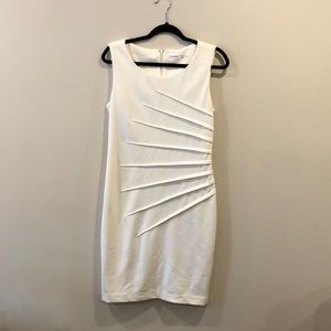 Cream Calvin Klein dress